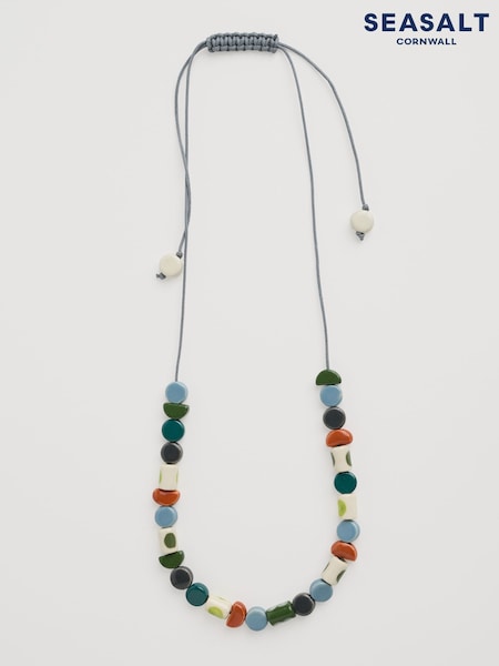 Seasalt Cornwall Green SCollan Beaded Necklace (F24803) | €47