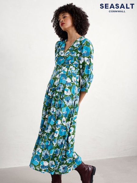 Seasalt Cornwall Etta Printed Above Ankle Dress (F24820) | €68