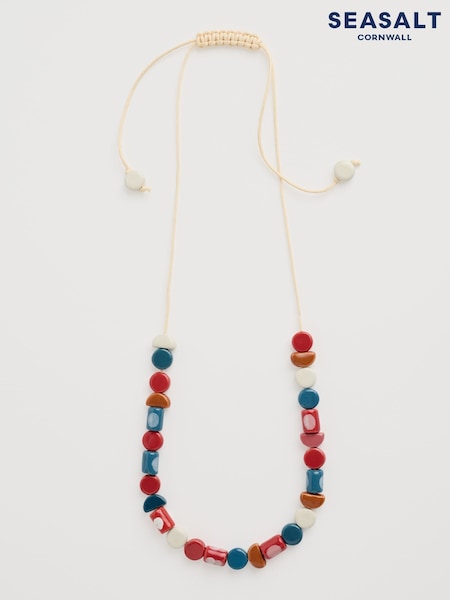Seasalt Cornwall Pink Collan Beaded Necklace (F24845) | €47