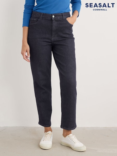 Seasalt Cornwall Blue Petite Petite Penwith Straight Leg Jeans (F24851) | €104