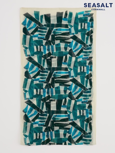 Seasalt Cornwall Blue Pretty Circle Scarf (F24870) | ₪151