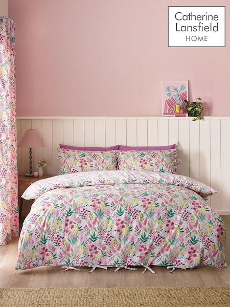 Catherine Lansfield Tilly Floral Reversible Duvet Cover Set (F24973) | €24 - €46