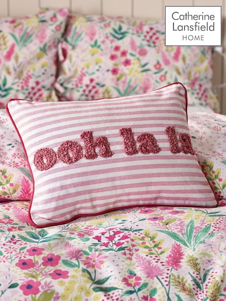 Catherine Lansfield Oh La La Tufted Stripe Cushion (F25057) | ‏69 ر.ق.