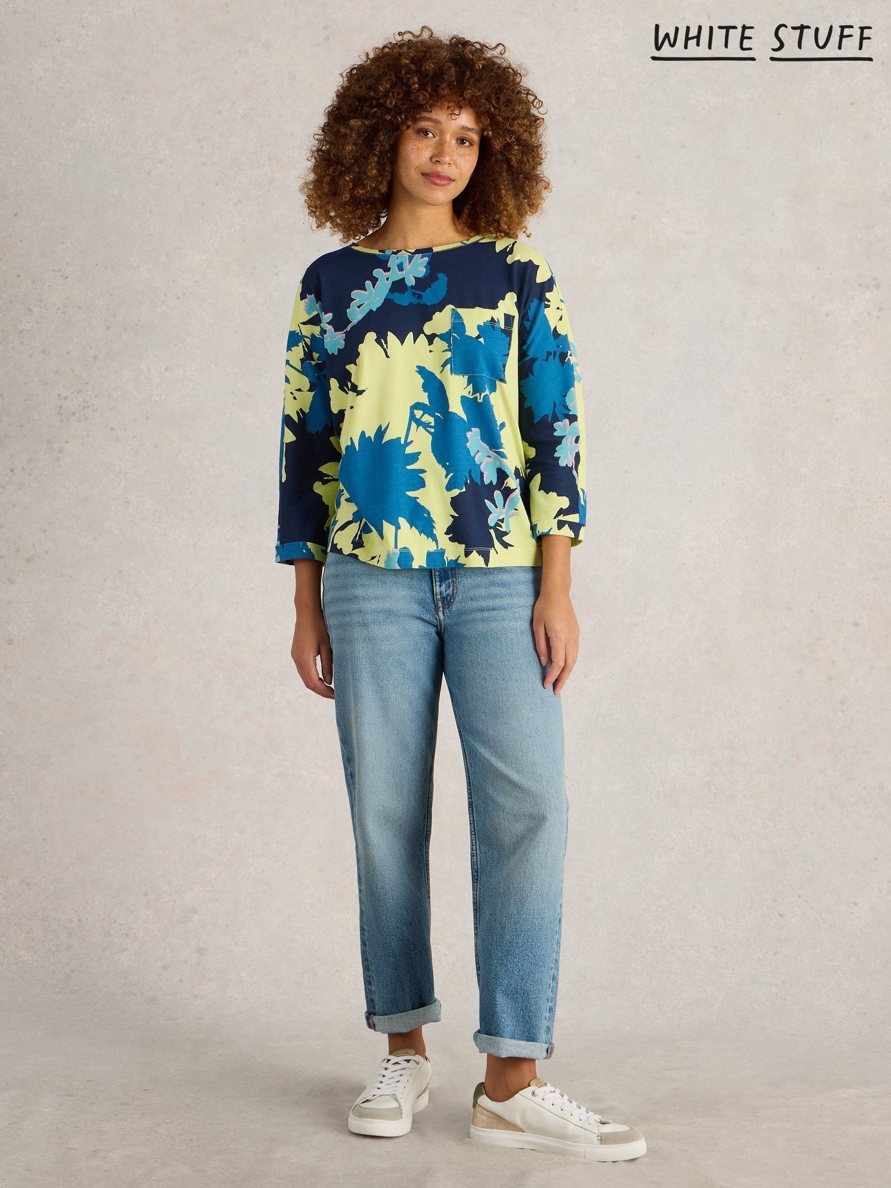 Women s Curve White Stuff Yellow Tops Brandedfashion Next Luxembourg