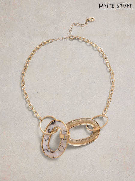 White Stuff Gold Resin Link Necklace (F25115) | €36