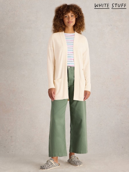 Naravni - White Stuff Tanya Longline Cardigan (F25145) | € 74