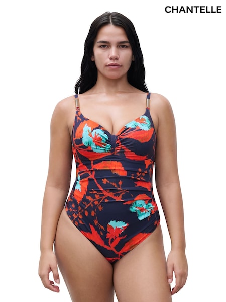 Chantelle Blue Icon underwired Ruched Smoothing Swimsuit (F25162) | 7,210 UAH