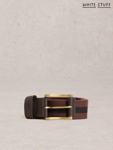 White Stuff Striped Webbing Belt (F25165) | ‏143‏₪