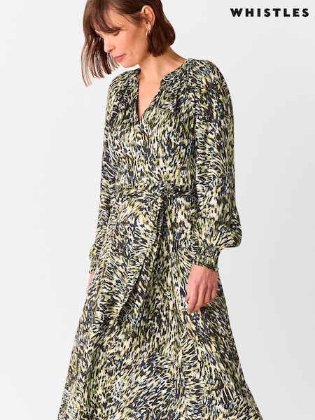 Whistles Petite Marlow Leopard Swirl Dress (F25177) | €266