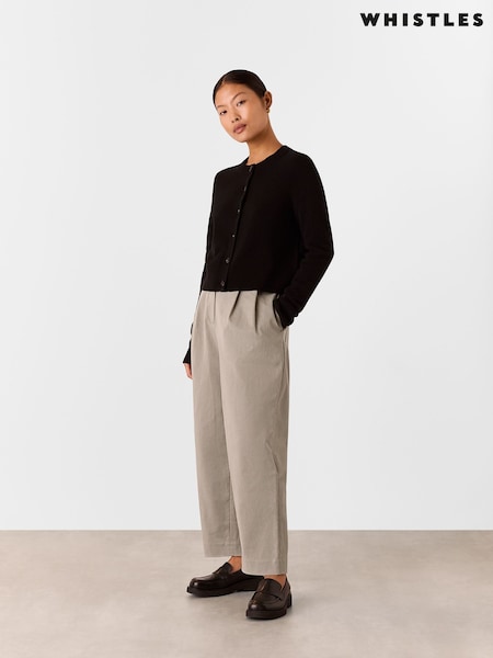 Whistles Petite Bethany Barrel Leg Trousers (F25181) | €156