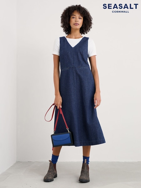 Seasalt Cornwall Blue Audrey Dress (F25201) | €109