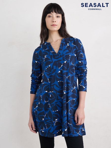 Seasalt Cornwall Wreathe Jersey Tunic (F25208) | 291 LEI