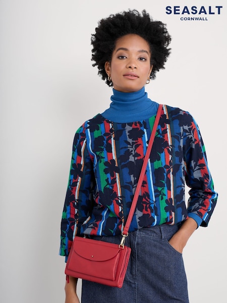 Seasalt Cornwall 100% Cotton Multi Riding High Checked Top (F25235) | €61