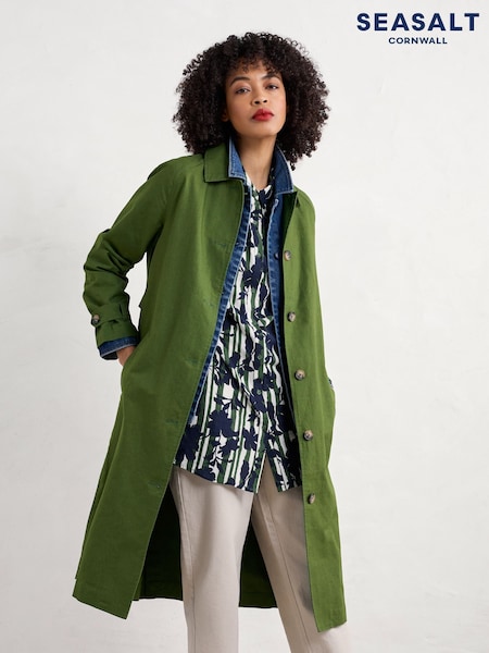 Seasalt Cornwall Green Boscastle Trench (F25255) | €102