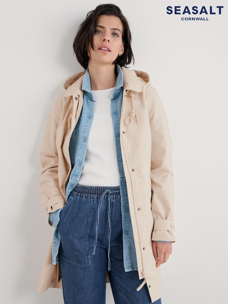 Seasalt Cornwall Cloudburst Waterproof Coat (F25309) | €245