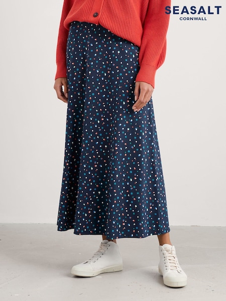 Seasalt Cornwall Blue Ankle Length Skirt (F25322) | €90