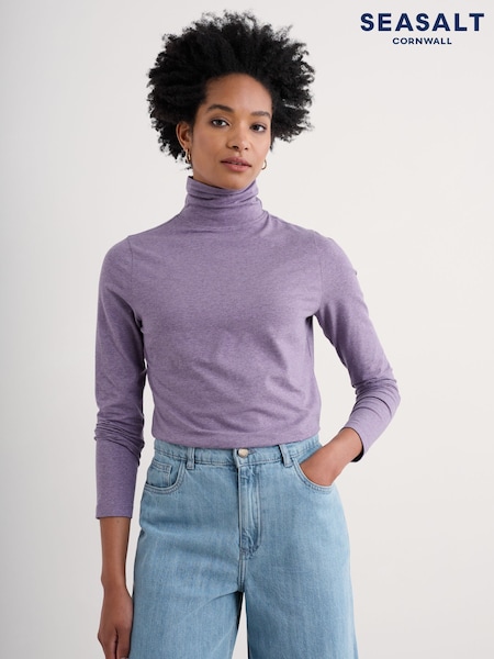 Seasalt Cornwall Landing Roll Neck Top (F25393) | 156 LEI