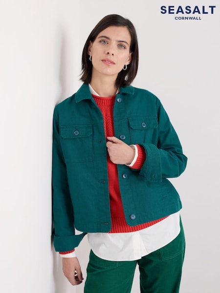 Seasalt Cornwall Green Ballad Jacket (F25395) | €75