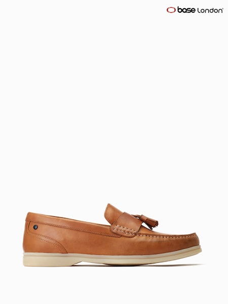 Base London Blue Bonito Slip-On Loafers (F25561) | AED379
