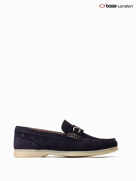 modra - Base London Snapper Slip-On Brown Loafers (F25606) | € 96