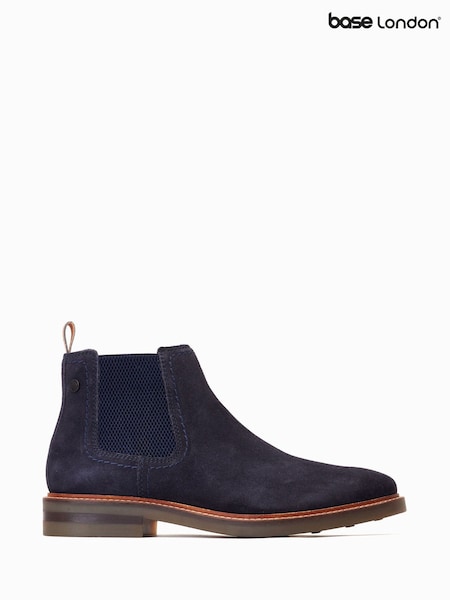 أزرق - Base London Portland Pull On Chelsea Boots (F25617) | ‏466 د.إ.‏