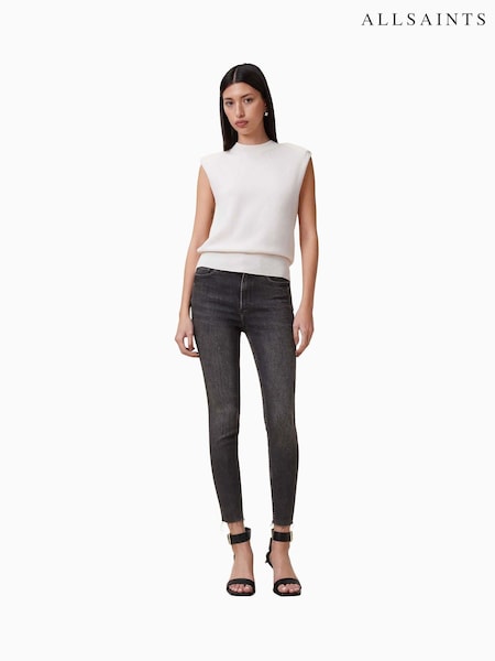 črna - AllSaints Miller Pushup Jeans (F25669) | € 170