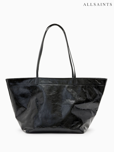 AllSaints Black Serafina E/W Tote Bag (F25685) | €303