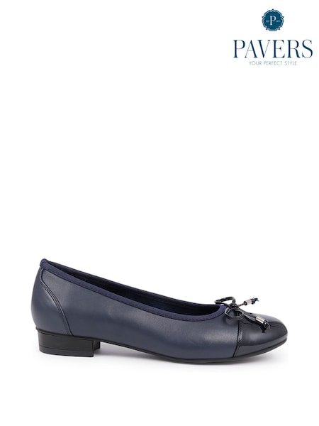 Sininen - Pavers Matalakantaiset kengät Baletti Tossut (F25723) | €39