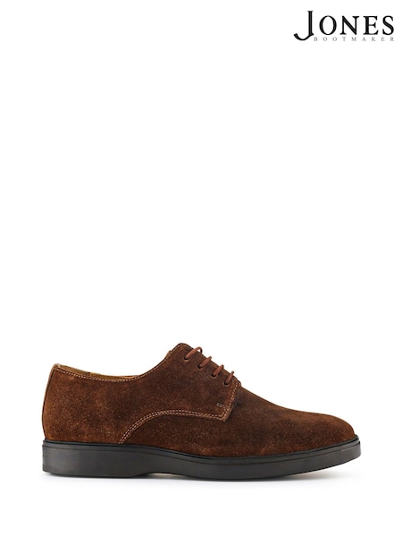 Jones Bootmaker Kade Leather Lace-Up Brown Shoes (F25740) | €140