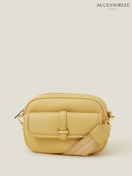 Gelb - Accessorize Camera Webbing Strap Cross-Body Bag (F25759) | 46 €