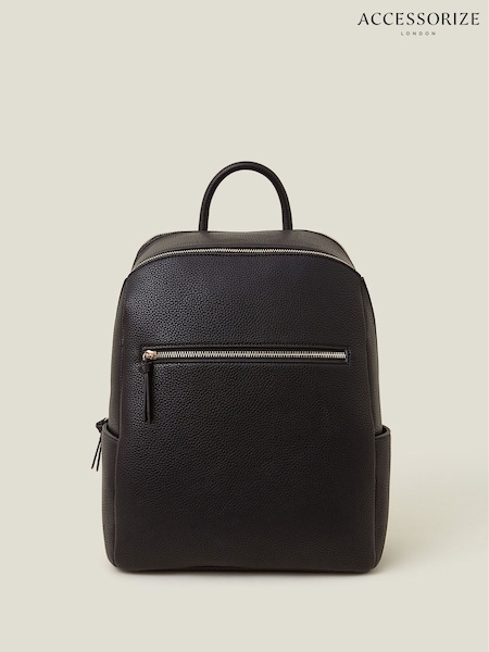 Accessorize Black Smart Zip Around Backpack (F25796) | ₪191