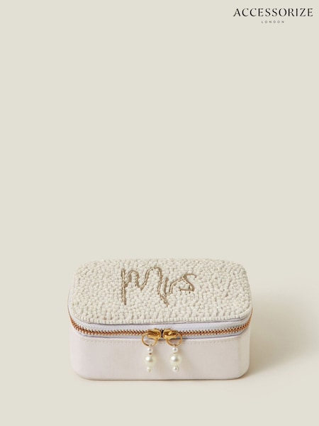 Accessorize Natural Bridal Mrs Jewellery Box (F25823) | R$ 245