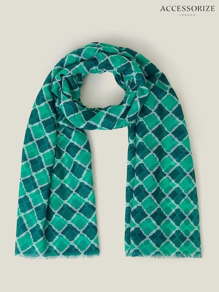 Accessorize Lightweight Tile Print Scarf (F25839) | € 29