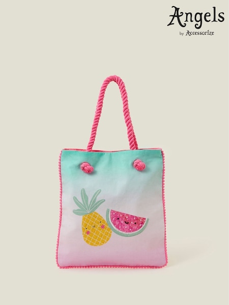 Angels By Accessorize Multi Girls Fruit Print Shopper Bag (F25848) | €20