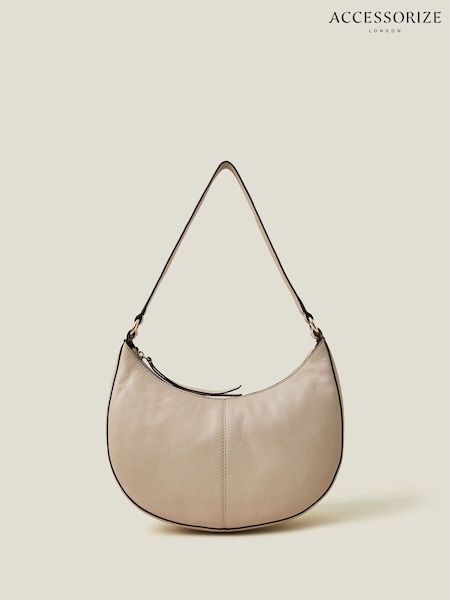 Nude - Accessorize Leather Scoop Geantă de umăr (F25853) | 372 LEI