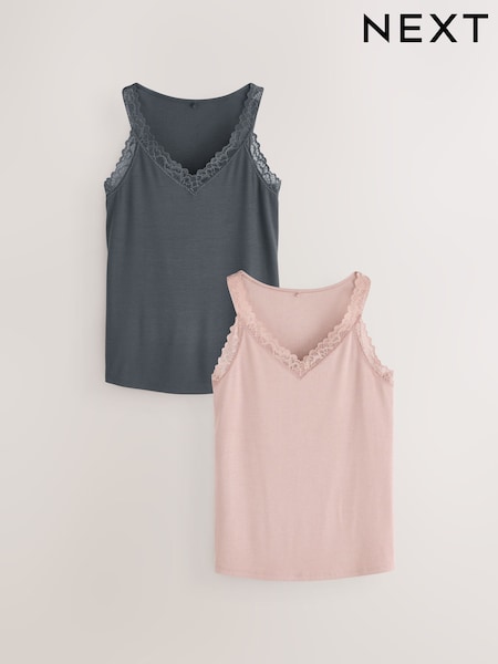 Navy/Mauve ThermoGen Base Layer Thermal Vests 2 Pack (F26020) | R$ 260