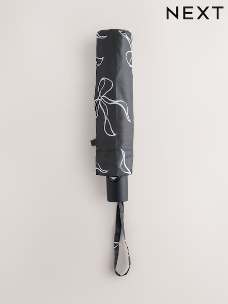 Black/White Auto Open and Close Umbrella (F26035) | €20