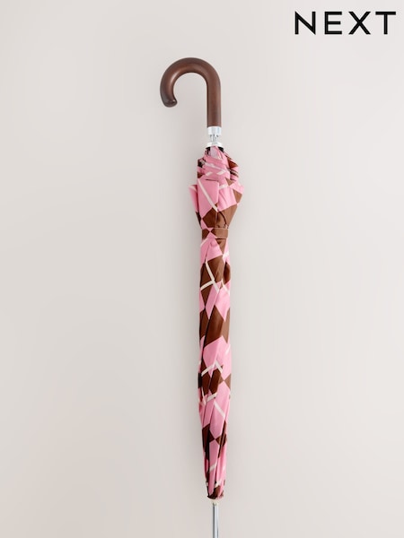 Pink/Brown Large Umbrella (F26043) | R$ 175