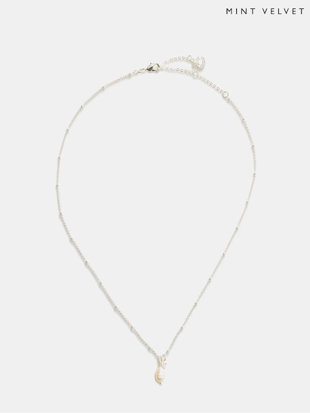 Mint Velvet Silver Plated Pearl Necklace (F26158) | €62