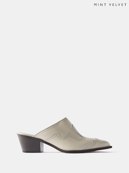 Mint Velvet Western Mule Heels (F26159) | €189