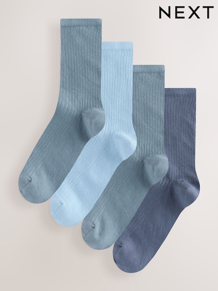 Blue Ankle Socks 4 Pack (F26172) | €13