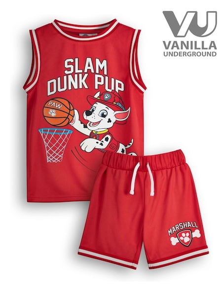 Vanilla Underground Red Paw Patrol Kids Marshall 2 Piece Basketball Set (F26268) | €24
