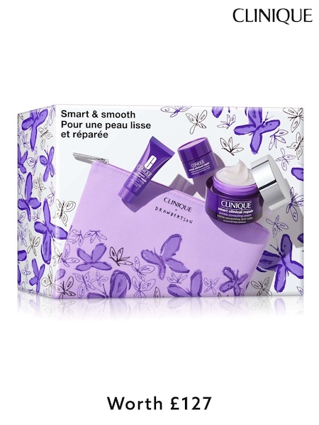 Clinique Smart Smooth: AntiAgeing Skincare Set (Worth £127) (F26283) | €99
