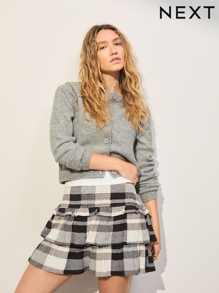 Black/White Check Rara Mini Skirt (F26349) | €37