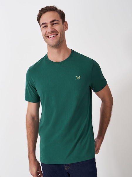 Crew Clothing Company Blue Classic 100% Cotton T-Shirt (F26422) | AED146