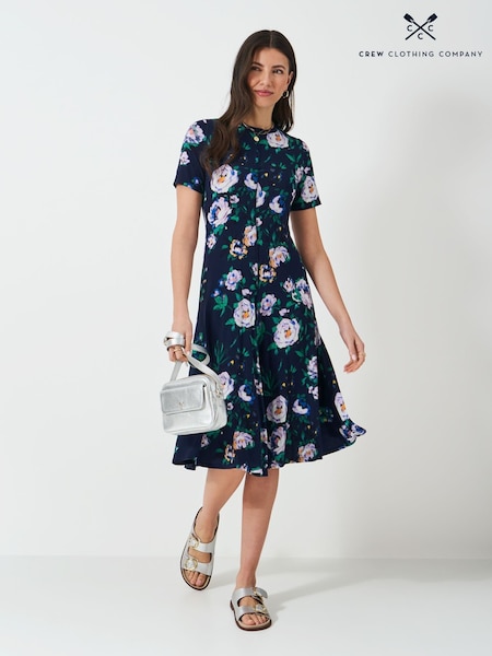 Crew Clothing Company Blue Bea Jersey Dress (F26451) | 3,905 UAH
