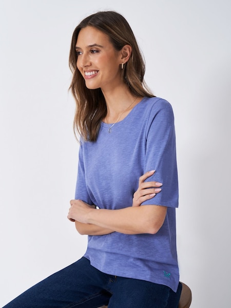 Crew Clothing Half Sleeve Slub 100% Cotton T-Shirt (F26456) | ‏146 د.إ.‏