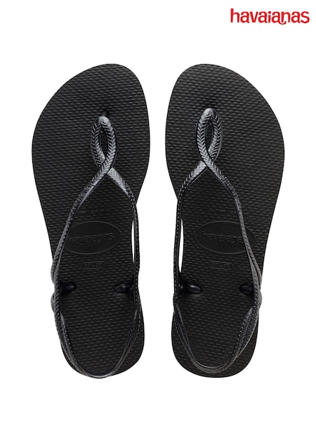 Havaianas Luna Black Sandals (F26499) | €40