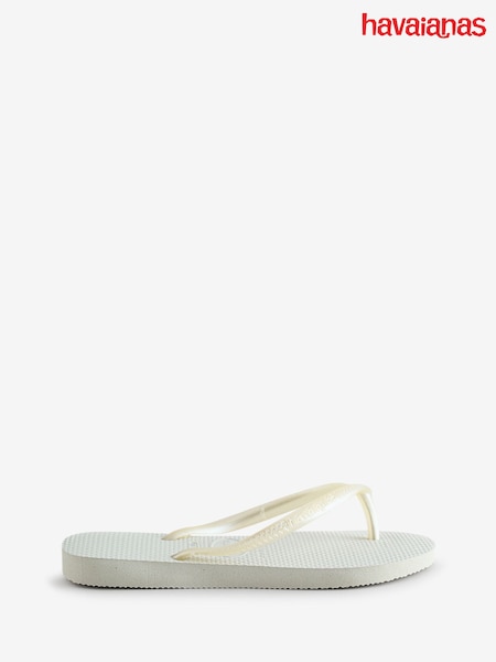 Havaianas Slim Mini Me White Sandals (F26503) | 148 QAR