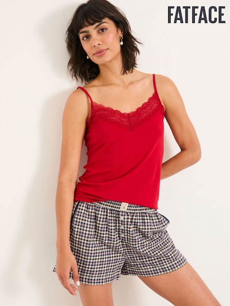 FatFace Red Lace Vest (F26506) | AED87